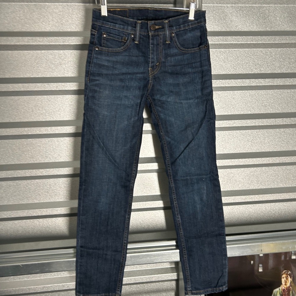 Levi's 511 Slim Fit Jeans Mens 28x29 Blue Dark Wash Denim Casual Streetwear